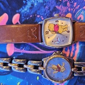VINTAGE  Watches with "Winnie the Pooh" Designs (TWO)